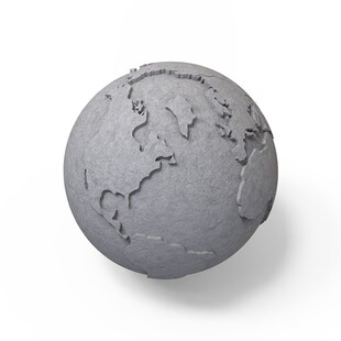 Concrete Globe Silicone Mold Cement Handmade 3D Mould Deskto