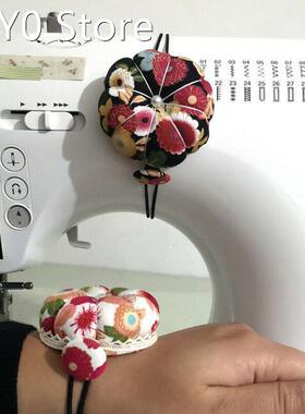 Pumpkin Needle Pin Cushion Holder Wrist Pincushion DIY Craft