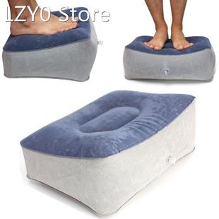 Inflatable Foot Rest Pillow CushionTravel Home Help Reduce D