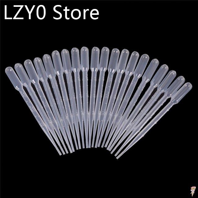 20PCS/lot Transparent Disposable 3ml Pipettes Safe Plastic E