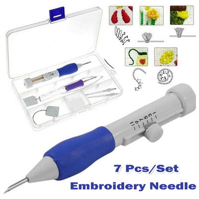 Embroidery Punch Needle Kit Stitching Tool Set Magic Embroid
