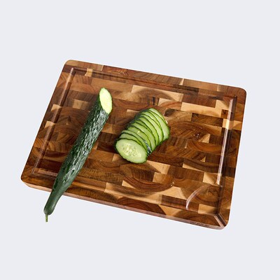 Wooden  Cutting Board extra large Rectangle End Grain Butche