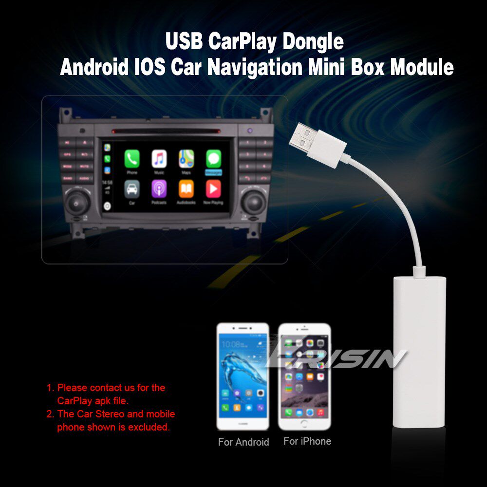 ES222 Android Auto/iPhone CarPlay USB Dongle Adapter USB Po