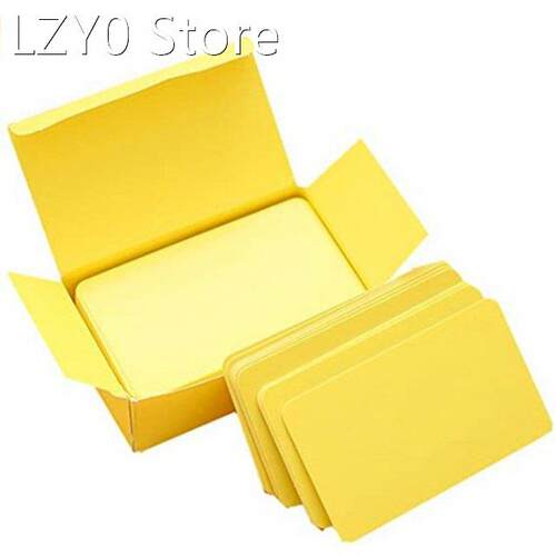 100pcs/ Message Paper Blank Card DIY Graffiti Word Cards Gif