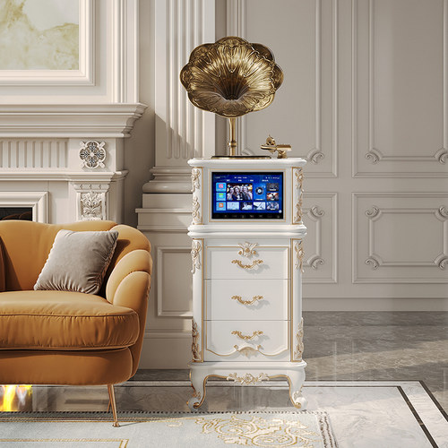 圣利纳唱片机落地式多媒体点歌