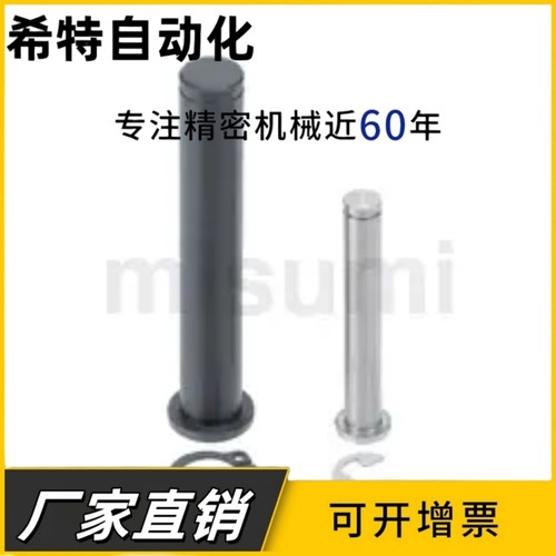 带肩铰链销轴卡簧销HCCG3 4 5 6-L10 12 14 16 18 20卡簧固定型