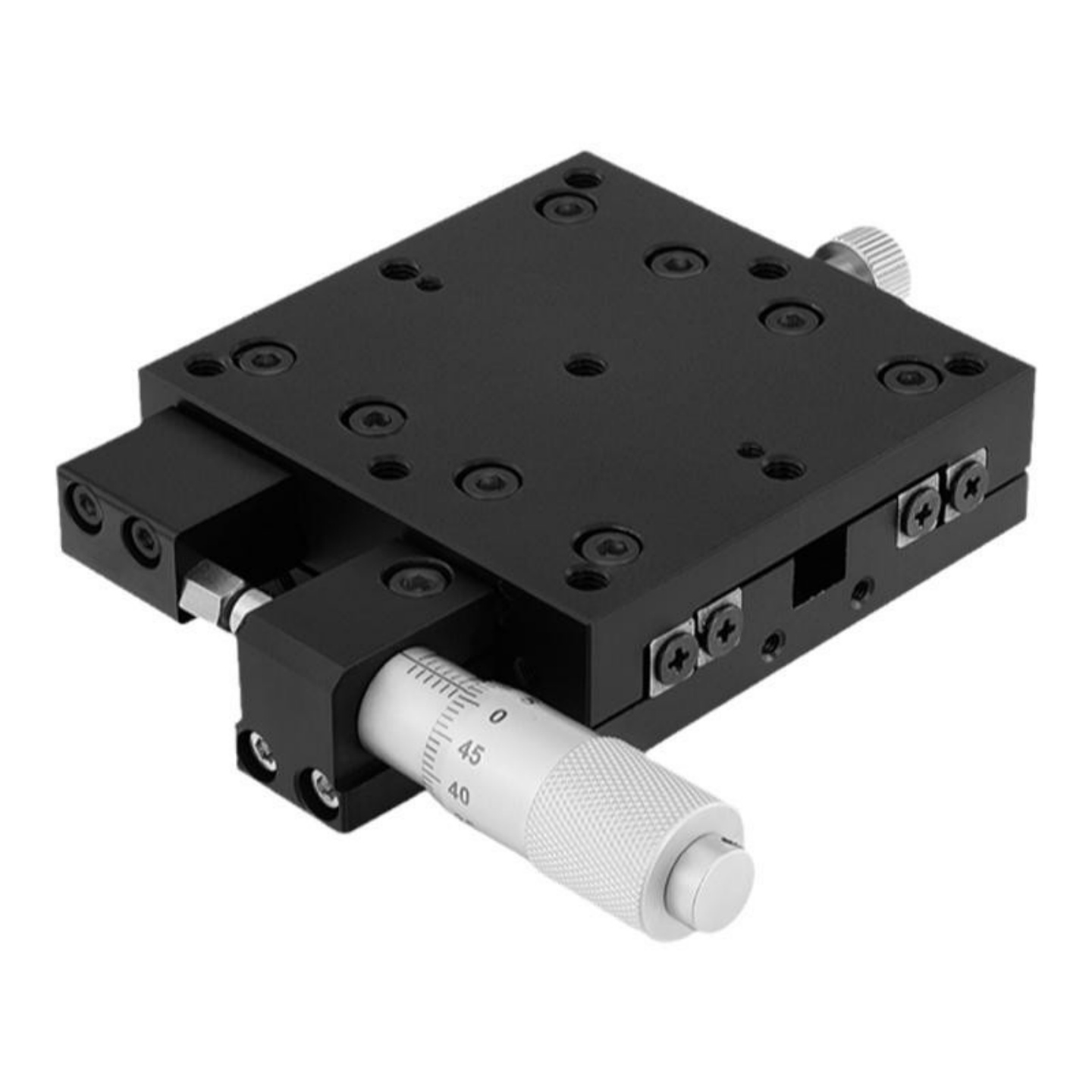 精密X/XY轴手动位移台LGX/LGY40/60-L/C/R微调滑台钢条滚珠型