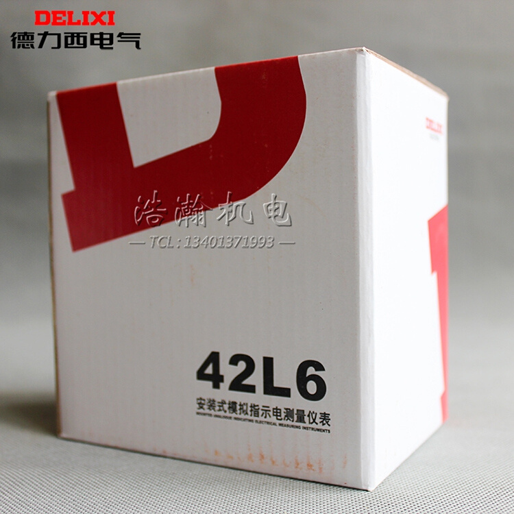 方。德力西形42L6交流电压表250V450V500V高精度 指针式35KV12*1