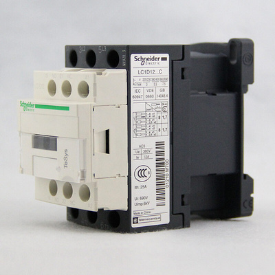 7C。原装施耐德0V110V312AF三极交流接触器 LC1D12M7C AC22Q7C