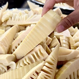 高山制品白玉笋尖火锅新鲜脆嫩炒笋尖原味春笋冬笋竹笋片268g/袋