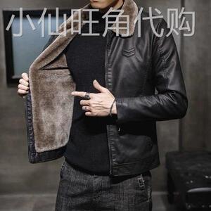 真皮皮衣男秋冬季2025新款加绒加厚皮毛一体皮夹克羊羔毛男士外套