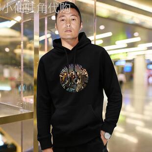 香港潮牌余文乐同款卫衣男连帽宽松大码秋冬流行加绒超火情侣上衣