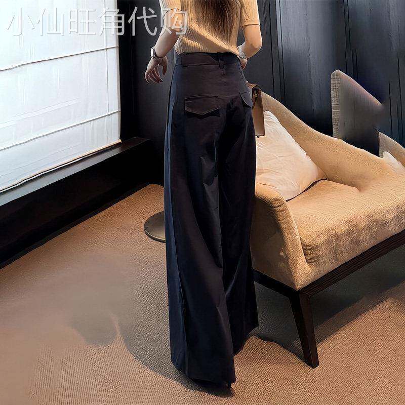 黑色西装裤女2026夏季流行新款气质高腰显瘦休闲宽松直筒阔腿裤