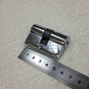 。大50双面钥匙锁铬芯开锁 纯铜锁芯 50锁芯 镀双面地锁芯 芯 处