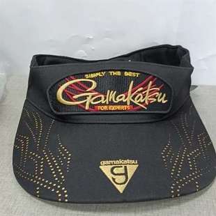 议价Gamakatsu伽玛卡兹黑色钓鱼帽子路亚帽空顶