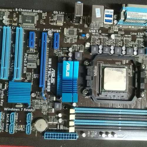 议价华硕M5A78L/USB3，拆机主板，带ADX640CPU，