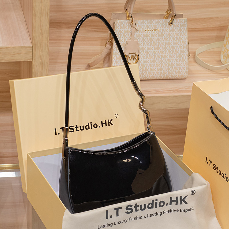 CITEX LV官方旗舰店香港真皮腋下包女2025新款秋冬轻奢小众高级感