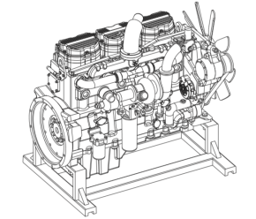 CROSSRC C12仿真发动机总成  CS-97400730