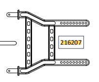 CROSSRC 216207 JT4车壳柱套件 97400921 EMO