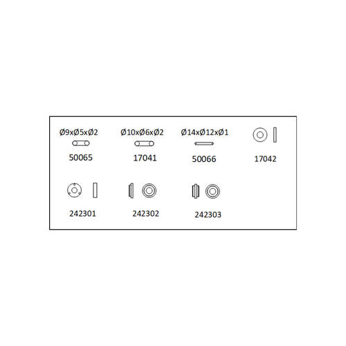 CROSSRC 大恐龙 1/6避震密封件  CS-97401477