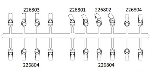 CROSSRC 大犀牛  EMOX 球头扣组件 和 加强球头扣  CS-97401085