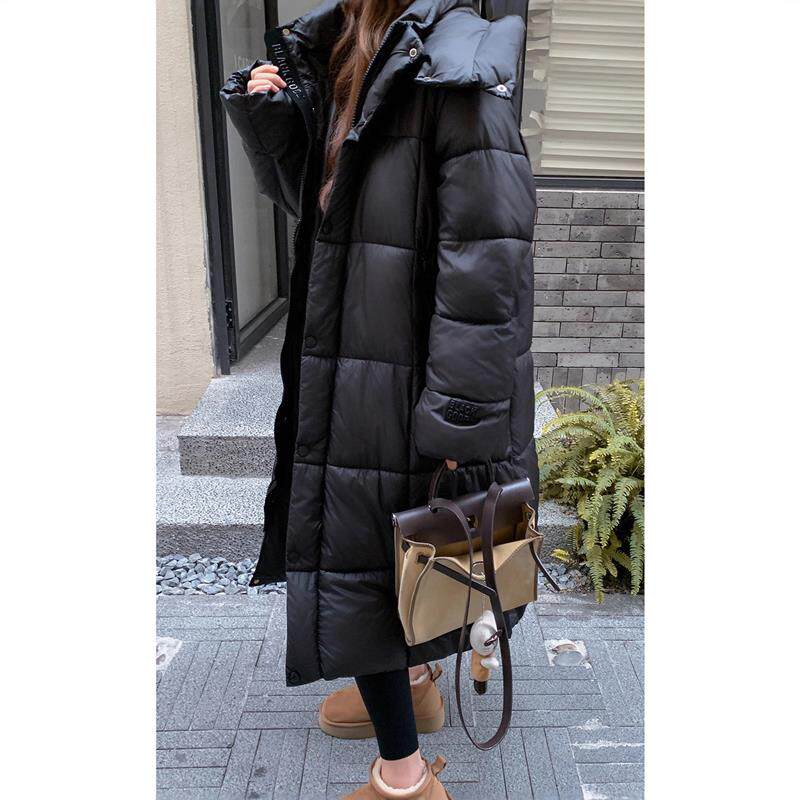 长款羽绒棉服女超长过膝加厚棉衣2025冬季新款艺考羽绒棉棉袄外套