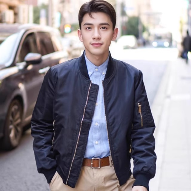 秋冬棒球服外套MA1飞行员夹克男