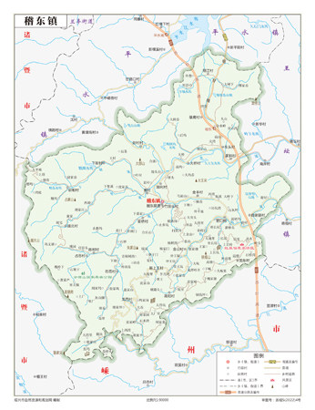 稽东镇柯桥区地图行政区划水系河流湖泊交通旅游铁路地形卫星流域