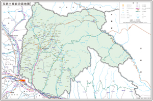互助土族自治县地图地势地形行政区划水系交通打印定制山峰高程流