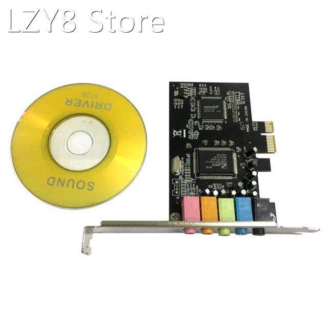 Usb Sound Pci PCI-E PCI Express 6 Channel 5.1 CMI8738 Audio Sound Card PC_虎窝淘