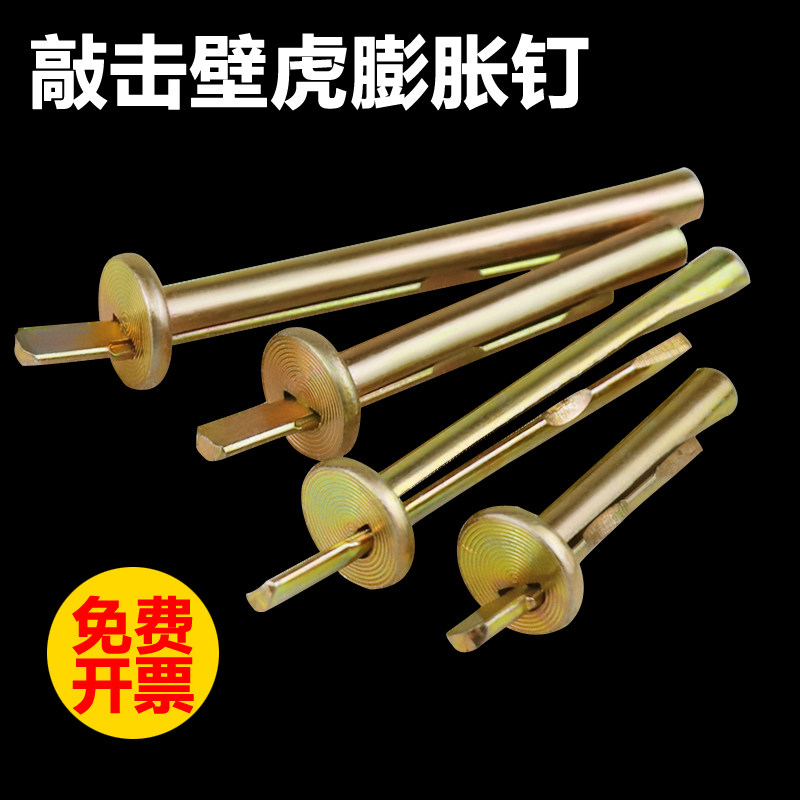 敲击式壁虎膨胀螺丝钉插片壁虎膨胀钉锤击膨胀门窗吊顶膨胀螺栓