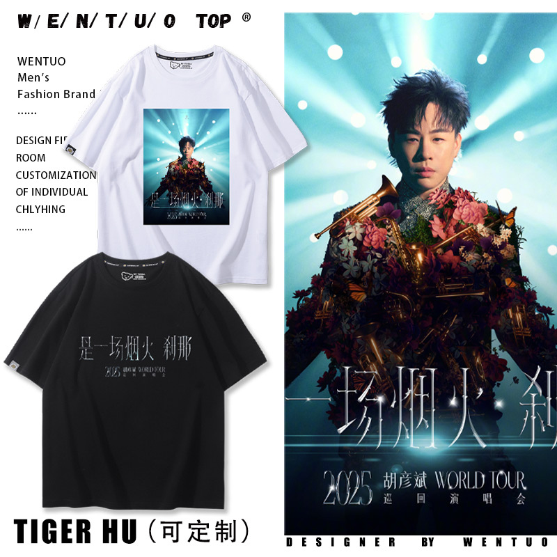 周边短袖T恤彦火歌迷应援服