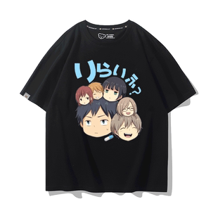 RELIFE重返17岁动漫周边短袖T恤男女情侣装夏季宽松纯棉个性半袖