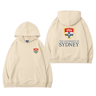 USYD悉尼大学连帽卫衣男女秋冬纪念品外套周边校服休闲宽松上衣服