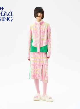 洲升/CHAU.RISING复古中式外套女羊绒开衫毛衣秋冬新品设计师