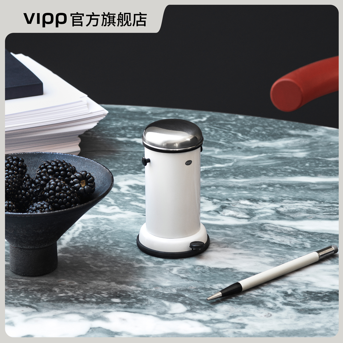 Vipp15桌面垃圾桶模型等比缩放