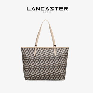 Ikon系列大容量单肩包老花通勤包托特包大号 Lancaster兰卡斯特