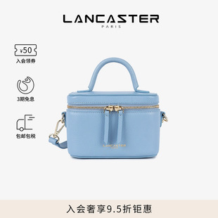 Ashna系列进口粒面牛皮高级感手提盒子包小号 Lancaster兰卡斯特