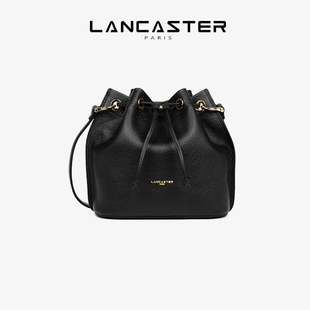 AlbaDouble系列牛皮法式 Lancaster兰卡斯特 复古大容量水桶包大号