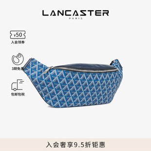 Lancaster兰卡斯特 老花休闲中性风斜挎腰包胸包 Ikon IT系列经典