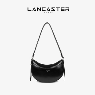 SuaveAce系列光面剖层牛皮可斜挎肩背半月包 Lancaster兰卡斯特