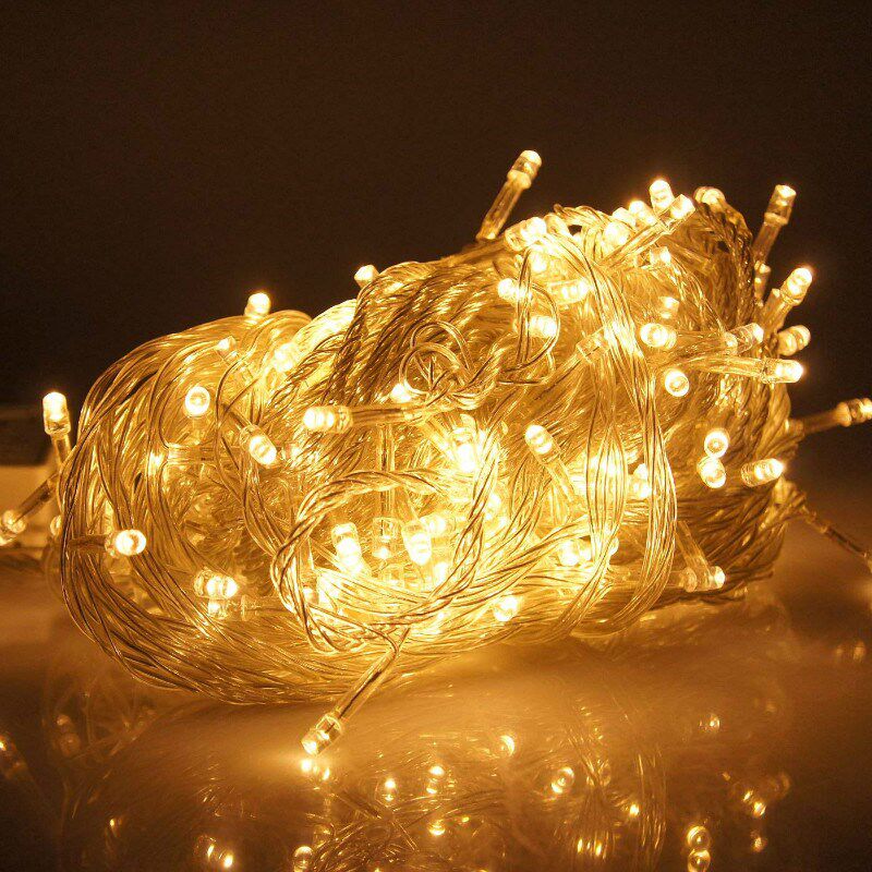 圣诞节christmas tree led lights light树装饰彩灯10米100头光灯