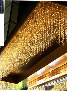 Solar Lights 6m Width Droop 0.5m Christmas Solar Garland Lig