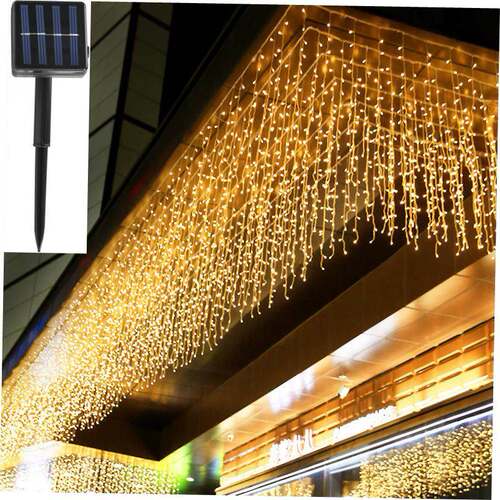 Solar Lights 6m Width Droop 0.5m Christmas Solar Garland Lig