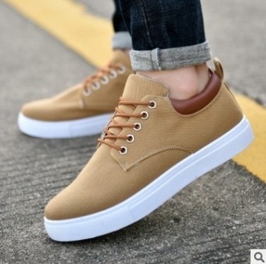 korean Breathable men's casual canvas sport shoes sneake