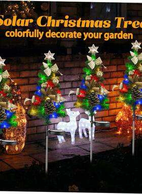 Christmas tree decorations Solar Led Light Outdoor Wall Lamp