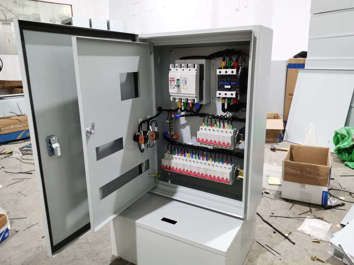 基业配电室内挂墙家用开关照明空箱双层内外门低压电控箱500600