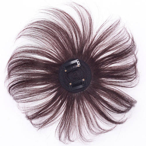 2025新款轻盈透气女士假发头顶补发发块遮白发量足仿真发片时尚