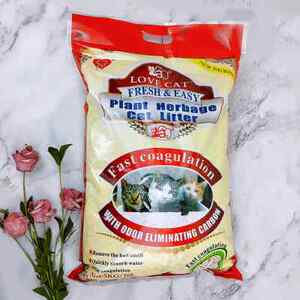 酷炫家 lovecat猫砂豆腐砂天然植物猫砂结团除臭低尘猫砂猫沙5kg