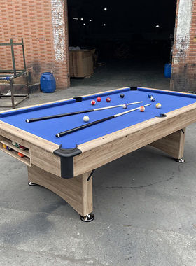 新款7尺折叠台球桌 成人室内家用型桌球台2合1 Pool table
